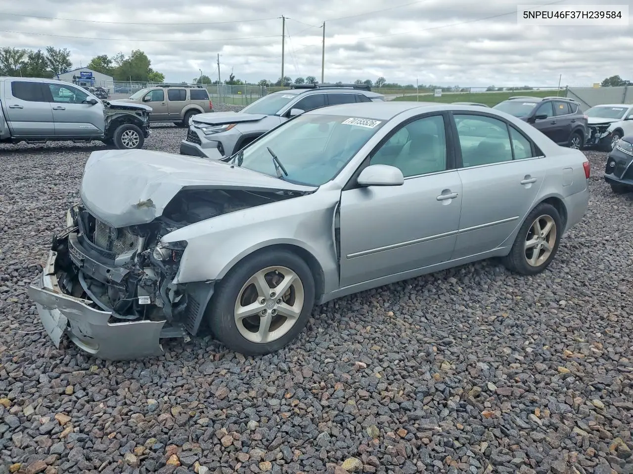 HYUNDAI SONATA 2007, VIN 5NPEU46F37H239584