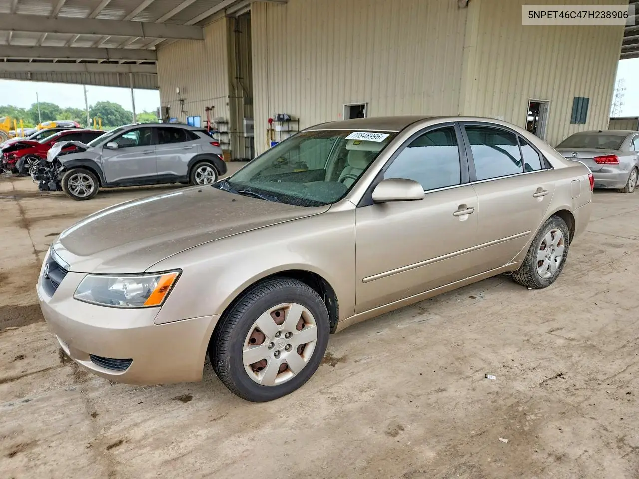 HYUNDAI SONATA 2007, VIN 5NPET46C47H238906