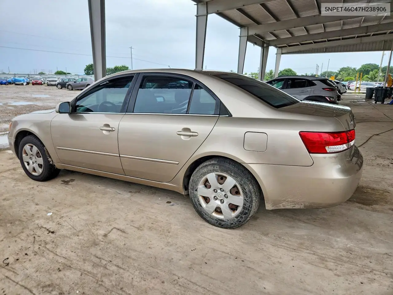 2007 HYUNDAI SONATA VIN 5NPET46C47H238906 — фото 2