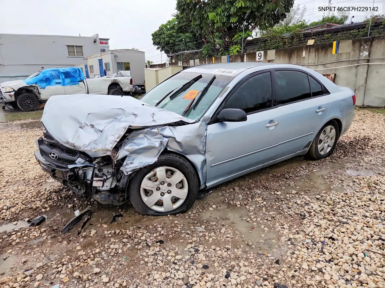 HYUNDAI SONATA 2007, VIN 5NPET46C87H229142
