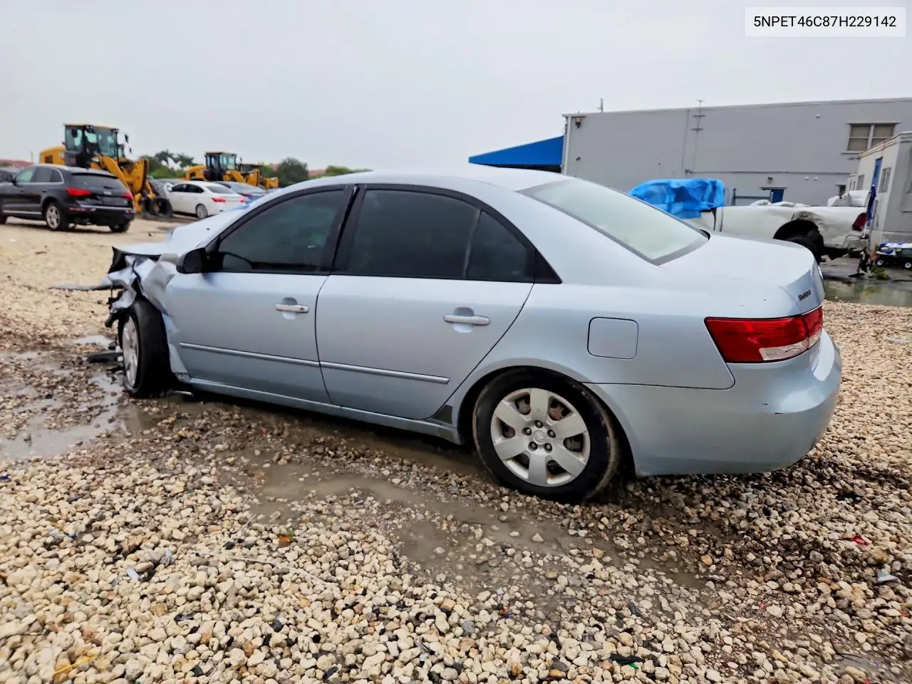 2007 HYUNDAI SONATA VIN 5NPET46C87H229142 — фото 2