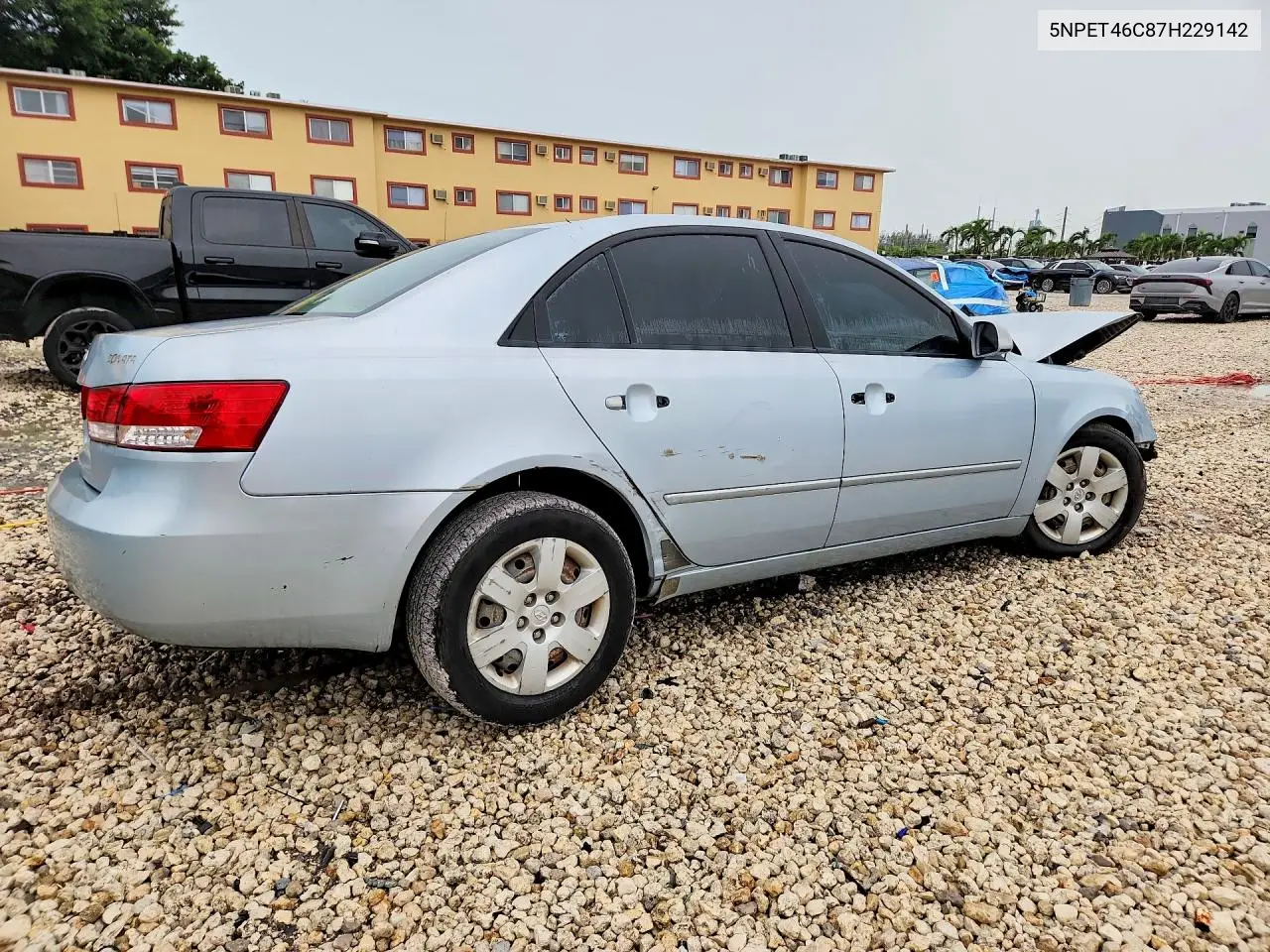 2007 HYUNDAI SONATA VIN 5NPET46C87H229142 — фото 3