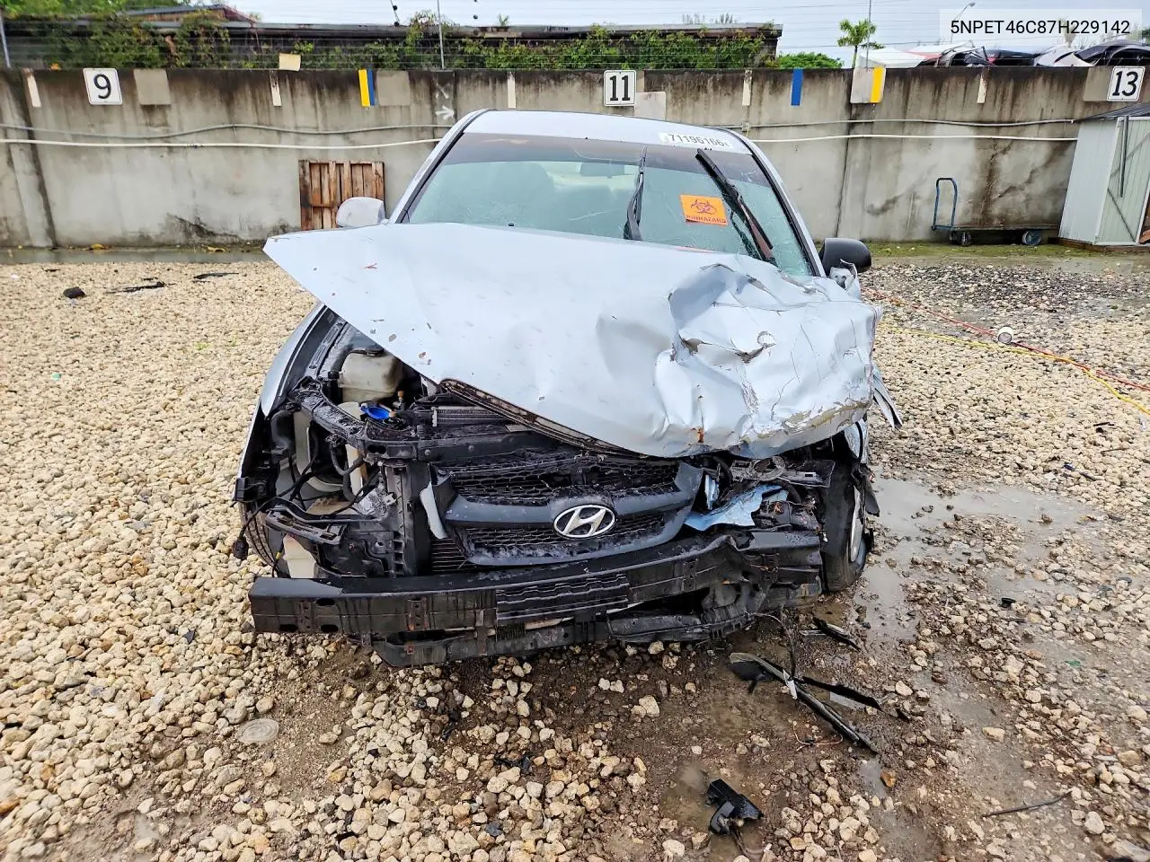 2007 HYUNDAI SONATA VIN 5NPET46C87H229142 — фото 5