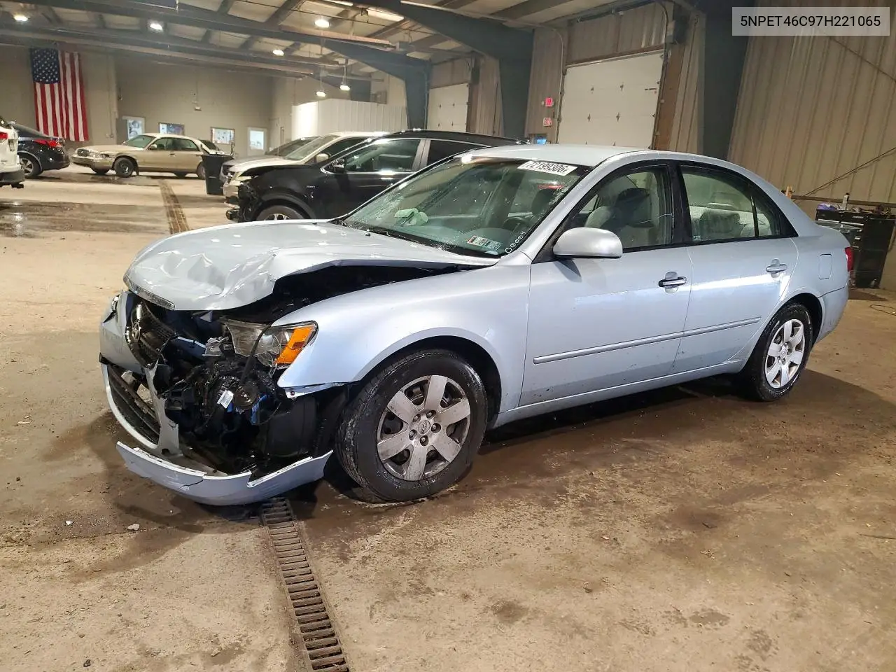 HYUNDAI SONATA 2007, VIN 5NPET46C97H221065