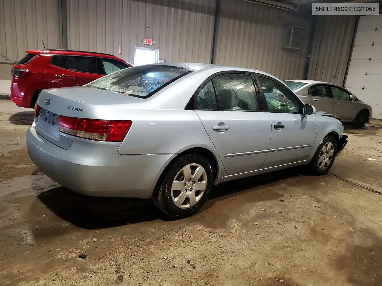 2007 HYUNDAI SONATA VIN 5NPET46C97H221065 — фото 3