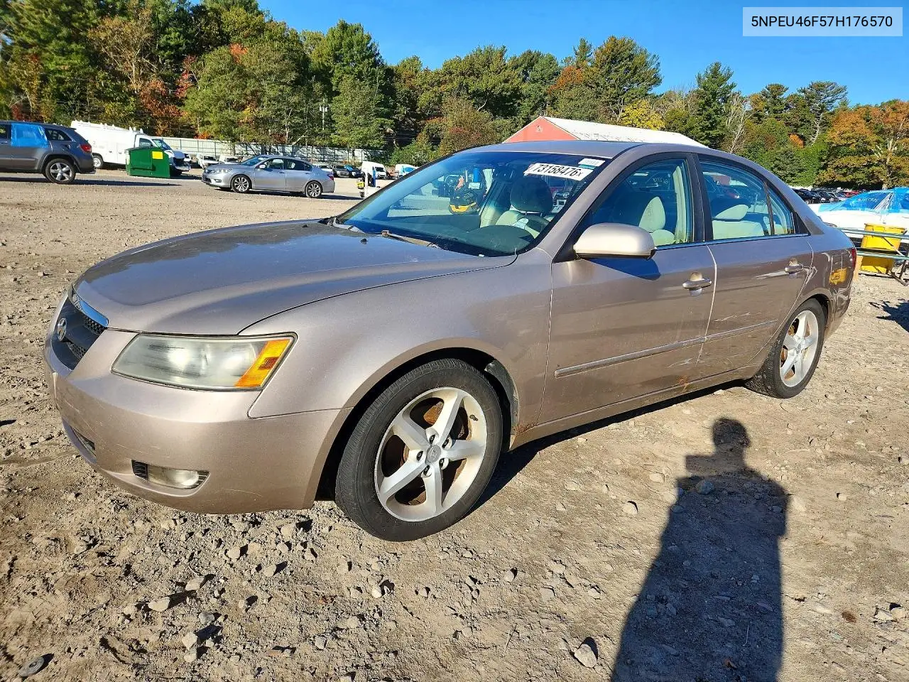 HYUNDAI SONATA 2007, VIN 5NPEU46F57H176570