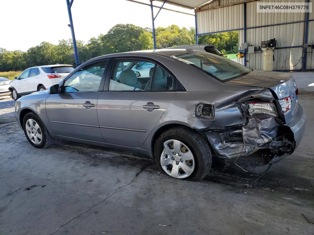 2008 HYUNDAI SONATA VIN 5NPET46C08H379778 — фото 2