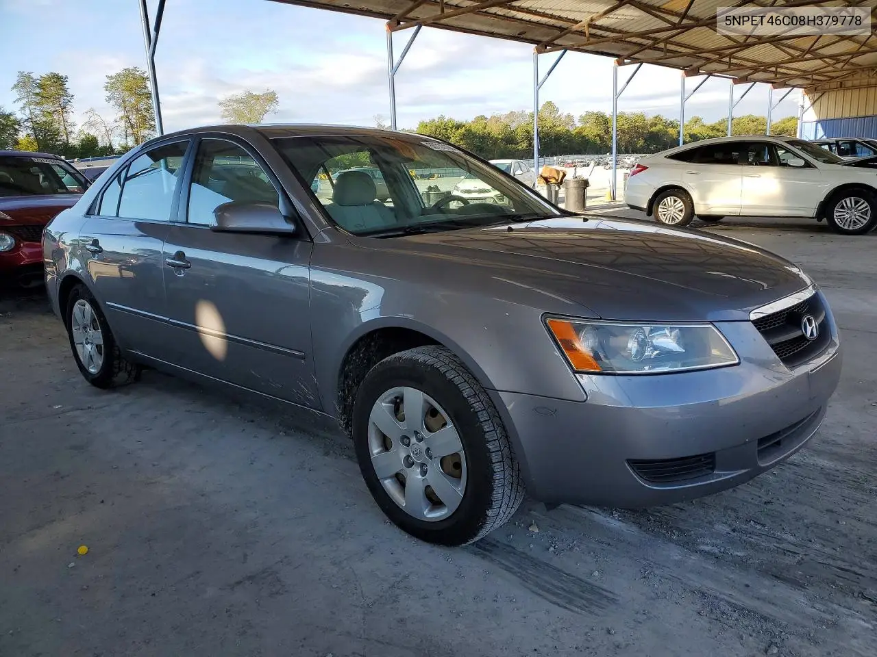 2008 HYUNDAI SONATA VIN 5NPET46C08H379778 — фото 4