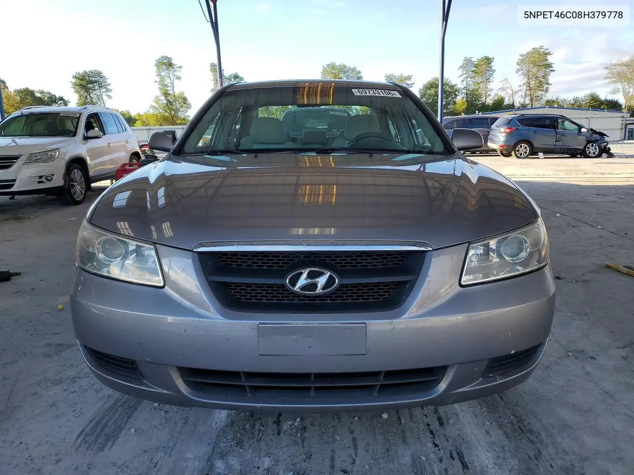 2008 HYUNDAI SONATA VIN 5NPET46C08H379778 — фото 5