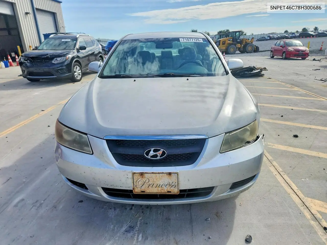 2008 HYUNDAI SONATA VIN 5NPET46C78H300686 — фото 5