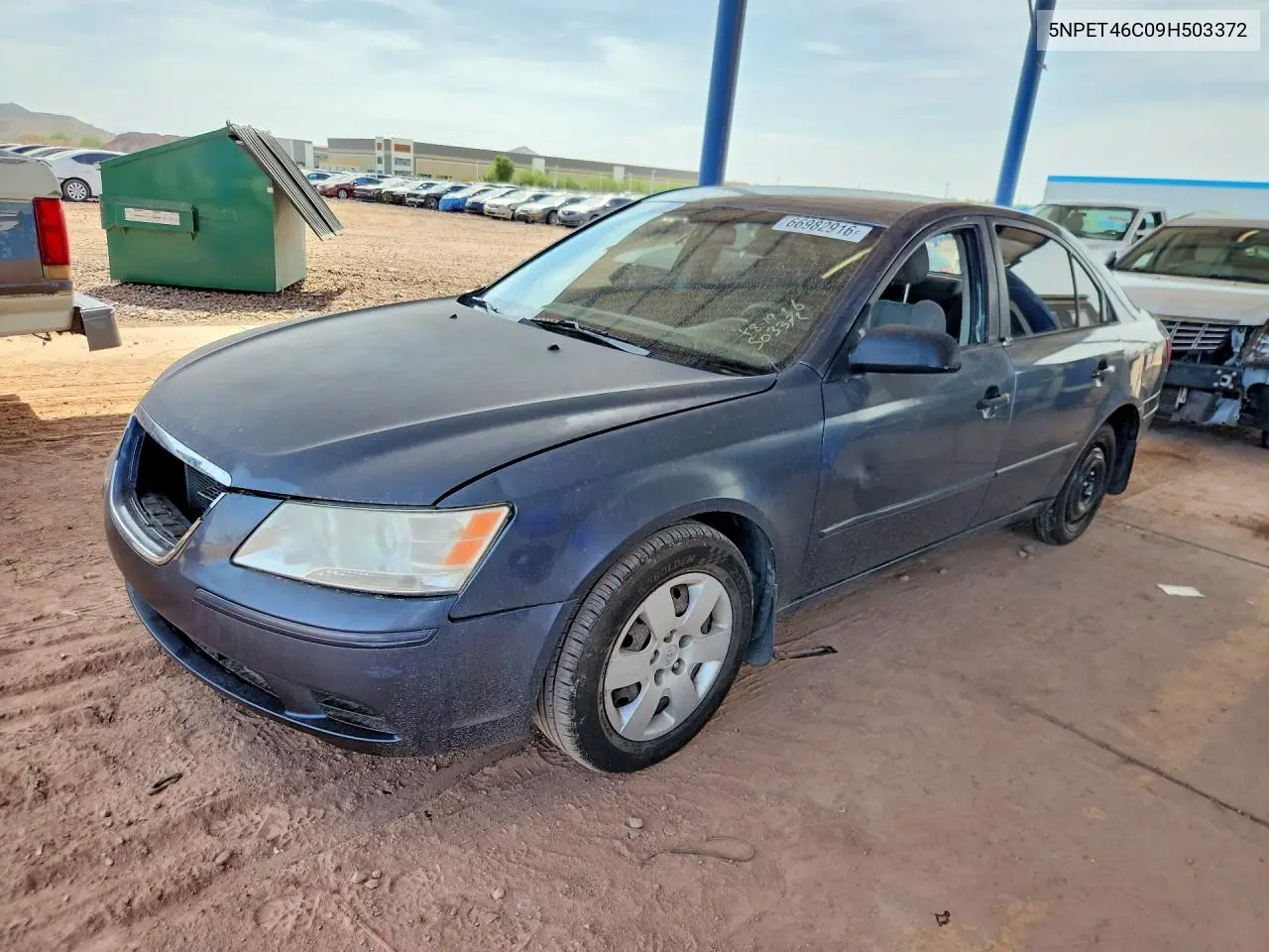 HYUNDAI SONATA 2009, VIN 5NPET46C09H503372