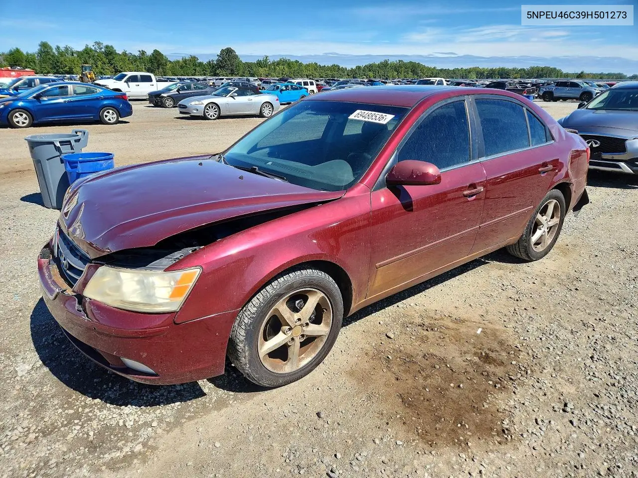 HYUNDAI SONATA 2009, VIN 5NPEU46C39H501273