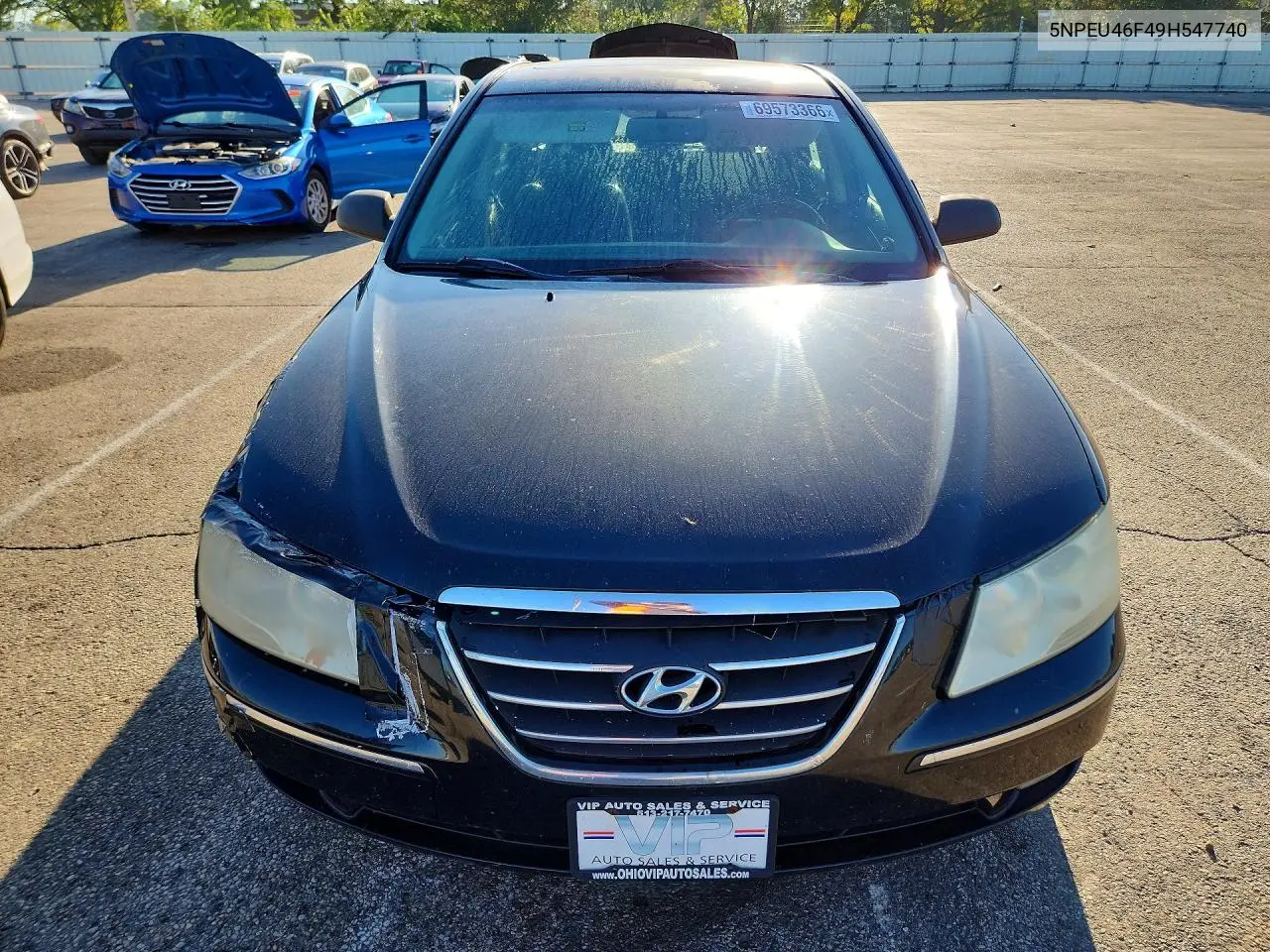 2009 HYUNDAI SONATA VIN 5NPEU46F49H547740 — фото 5