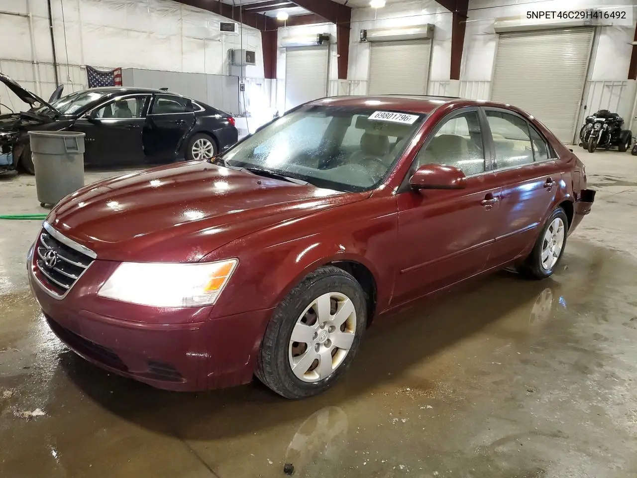 HYUNDAI SONATA 2009, VIN 5NPET46C29H416492