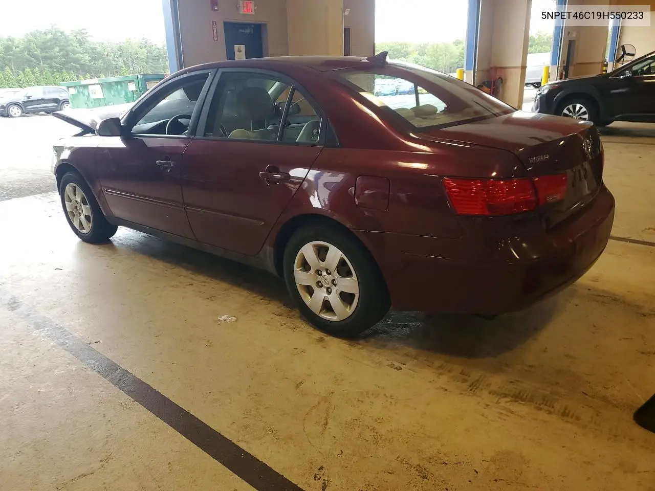2009 HYUNDAI SONATA VIN 5NPET46C19H550233 — фото 2