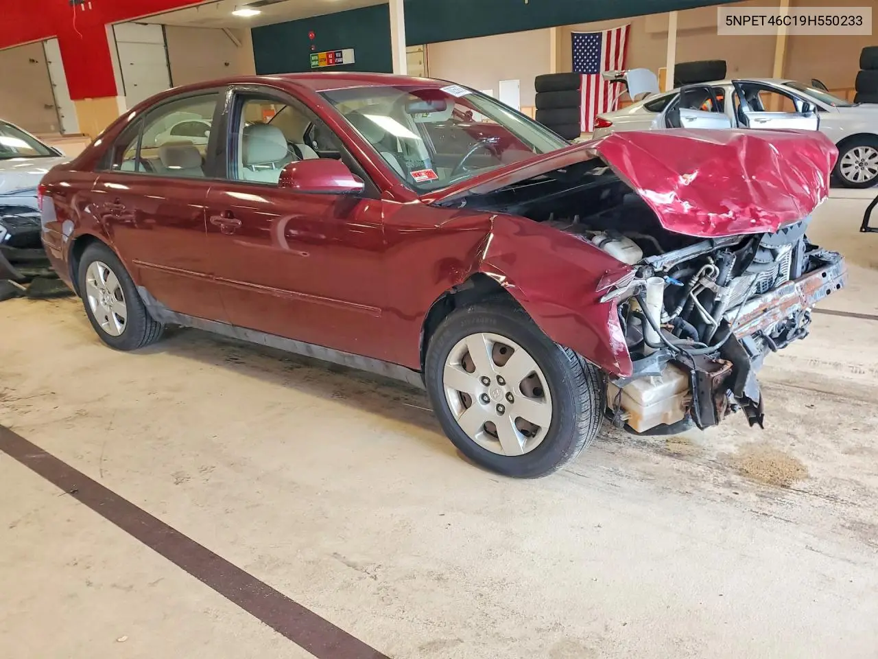 2009 HYUNDAI SONATA VIN 5NPET46C19H550233 — фото 4