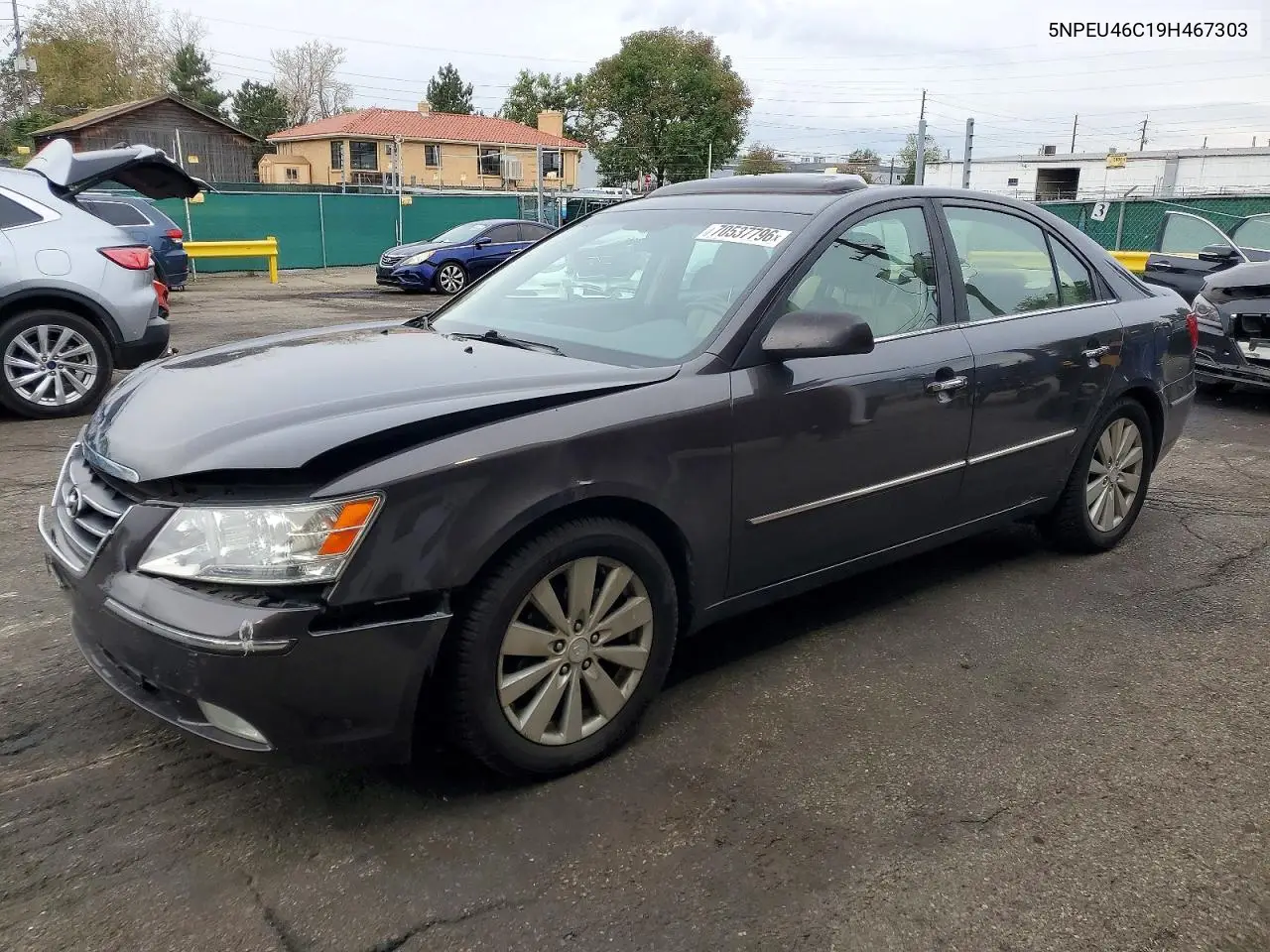 HYUNDAI SONATA 2009, VIN 5NPEU46C19H467303