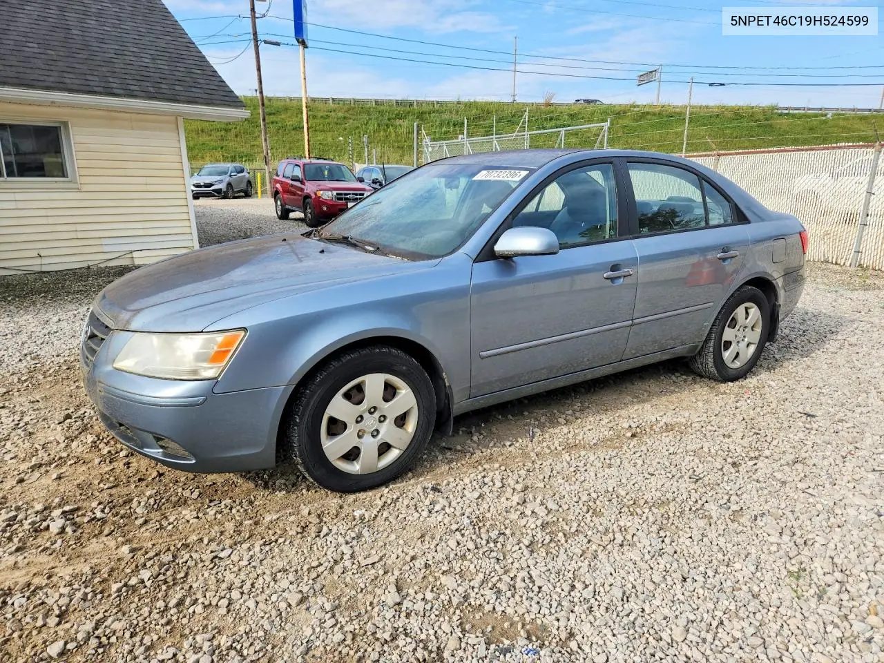HYUNDAI SONATA 2009, VIN 5NPET46C19H524599
