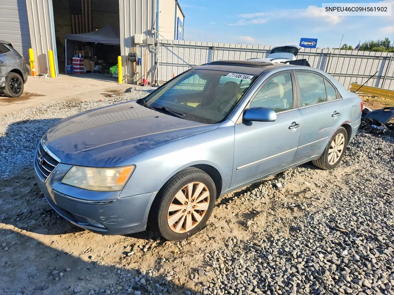 HYUNDAI SONATA 2009, VIN 5NPEU46C09H561902