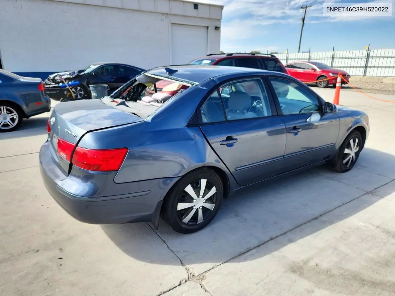 2009 HYUNDAI SONATA VIN 5NPET46C39H520022 — фото 3