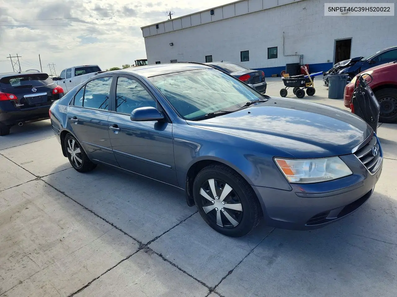 2009 HYUNDAI SONATA VIN 5NPET46C39H520022 — фото 4