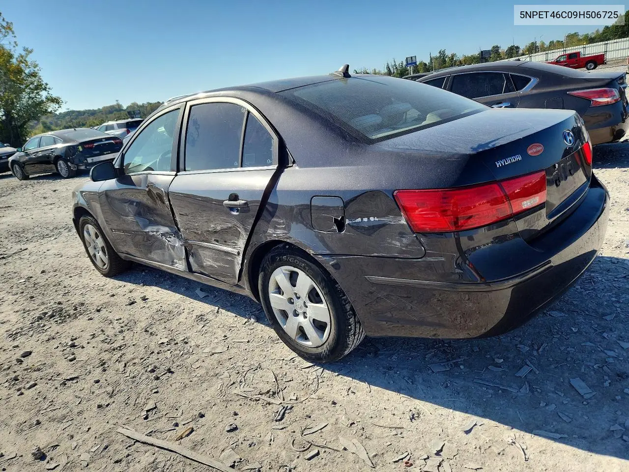 2009 HYUNDAI SONATA VIN 5NPET46C09H506725 — фото 2