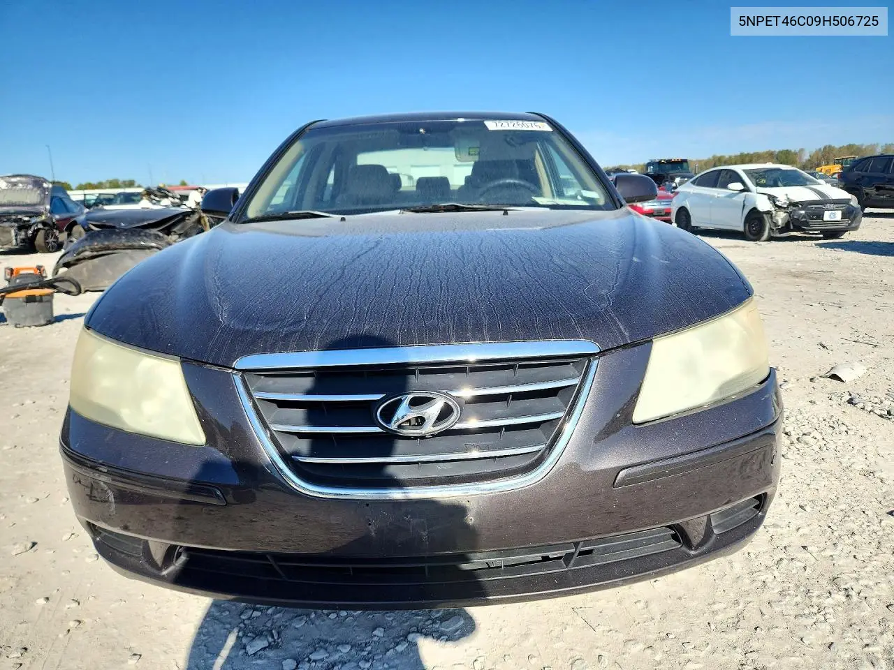 2009 HYUNDAI SONATA VIN 5NPET46C09H506725 — фото 5