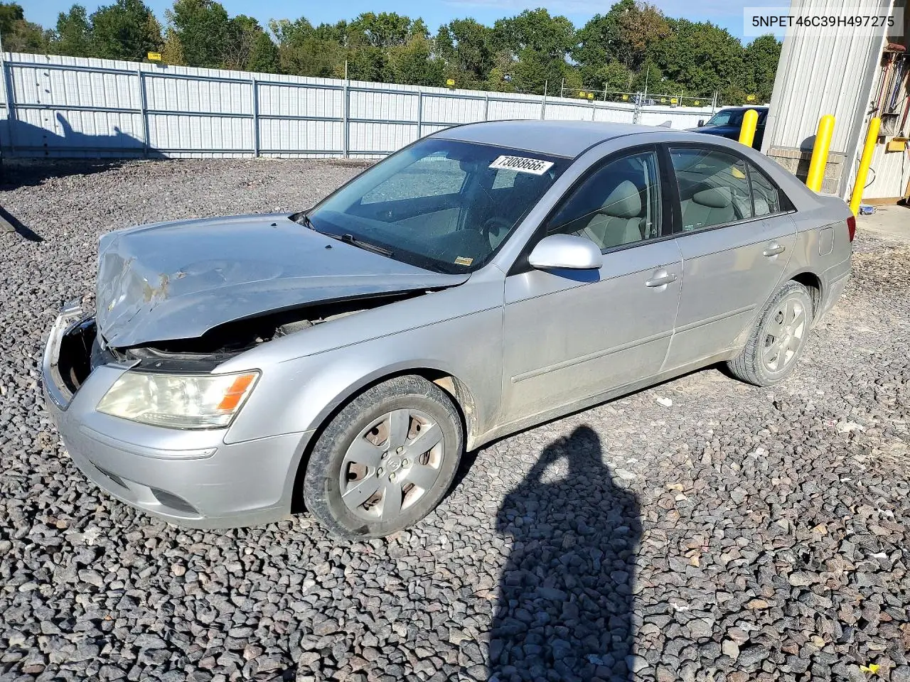 HYUNDAI SONATA 2009, VIN 5NPET46C39H497275