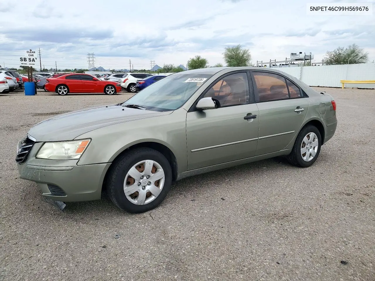 HYUNDAI SONATA 2009, VIN 5NPET46C99H569676
