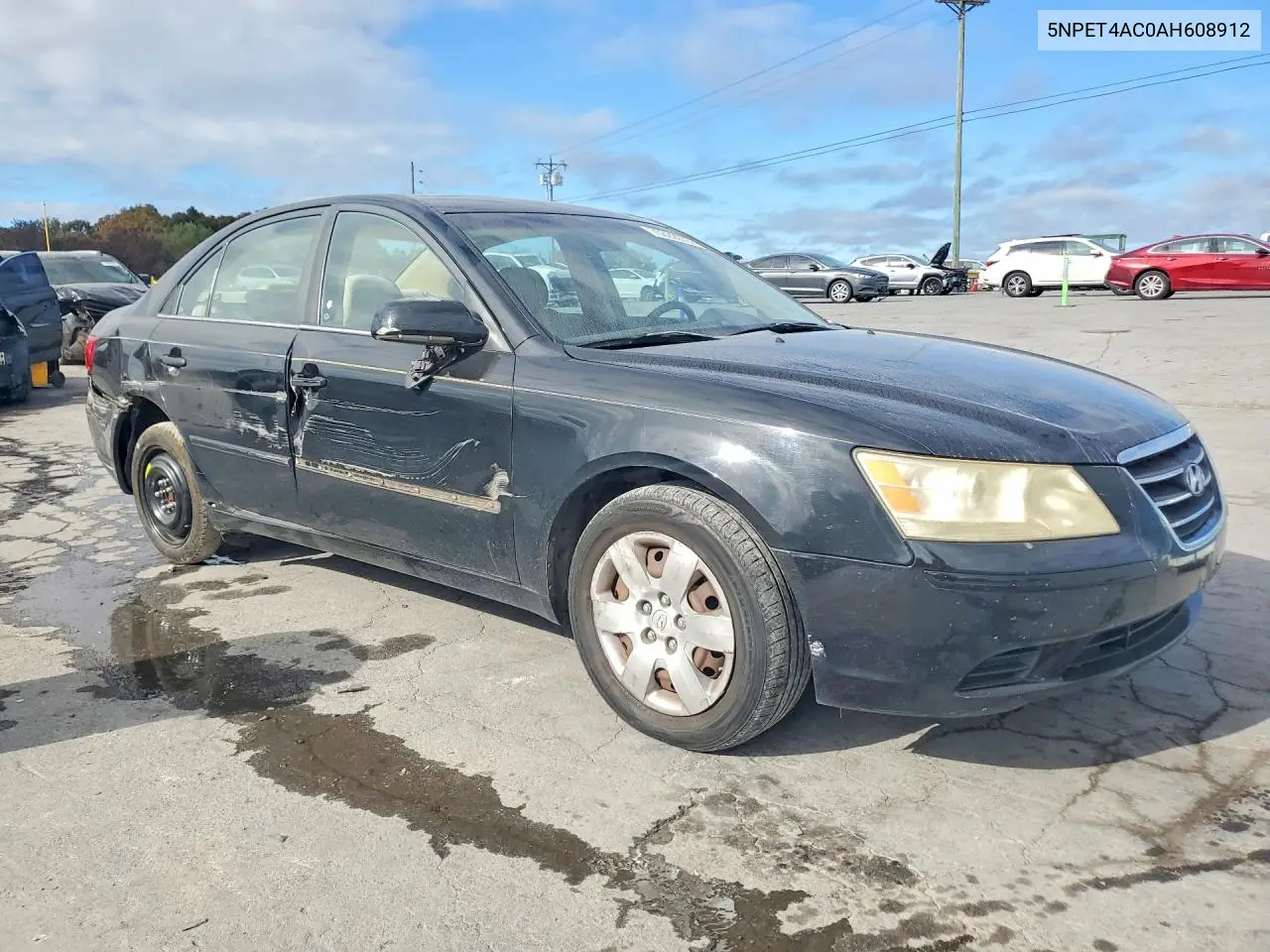 2010 HYUNDAI SONATA VIN 5NPET4AC0AH608912 — фото 4
