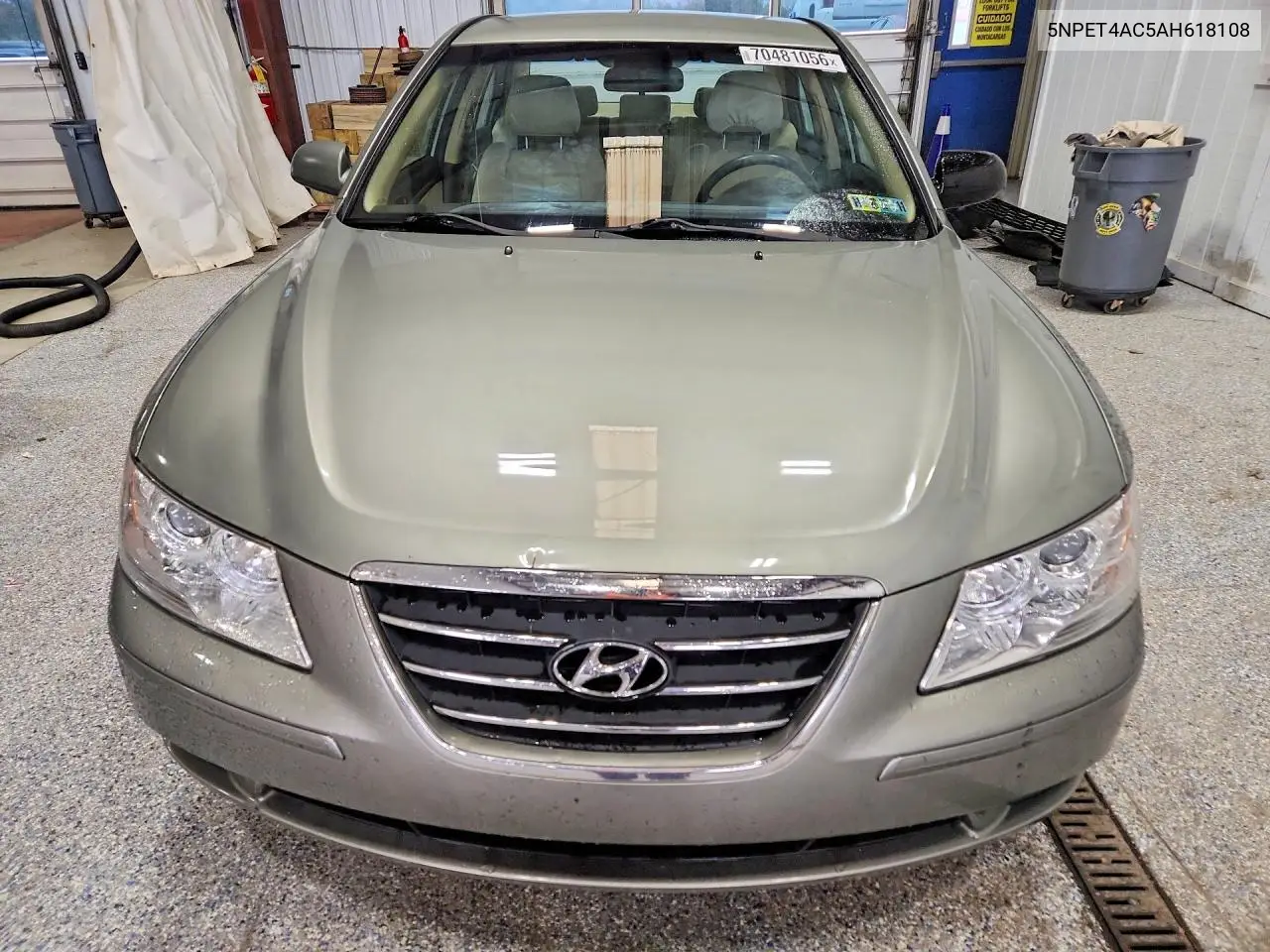 2010 HYUNDAI SONATA VIN 5NPET4AC5AH618108 — фото 5