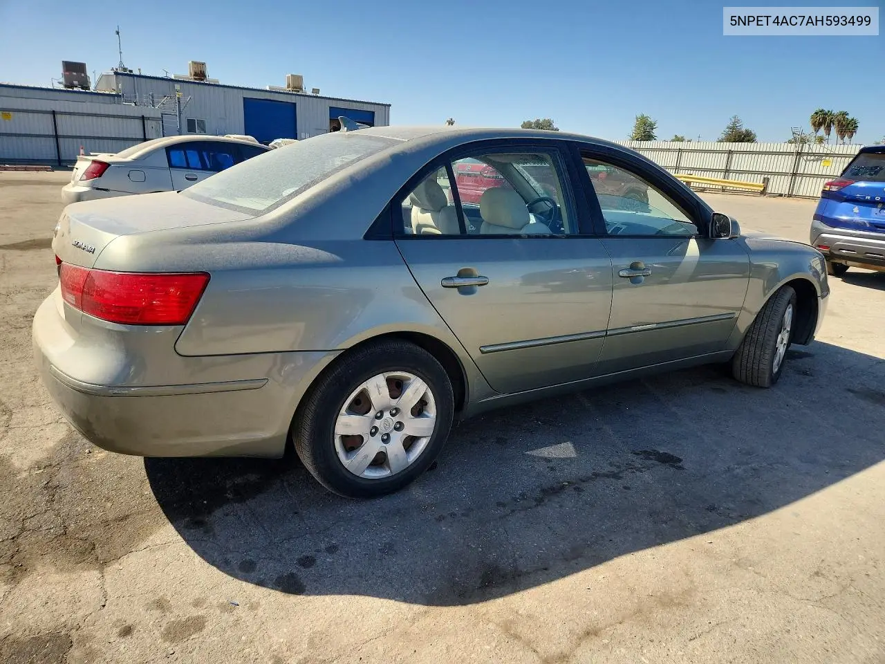 2010 HYUNDAI SONATA VIN 5NPET4AC7AH593499 — фото 3