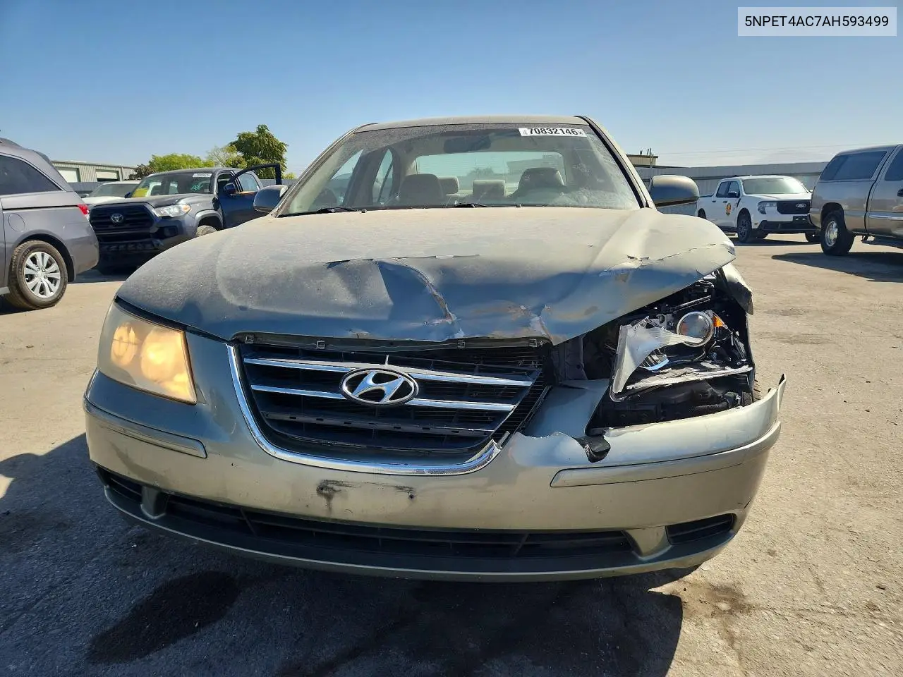 2010 HYUNDAI SONATA VIN 5NPET4AC7AH593499 — фото 5