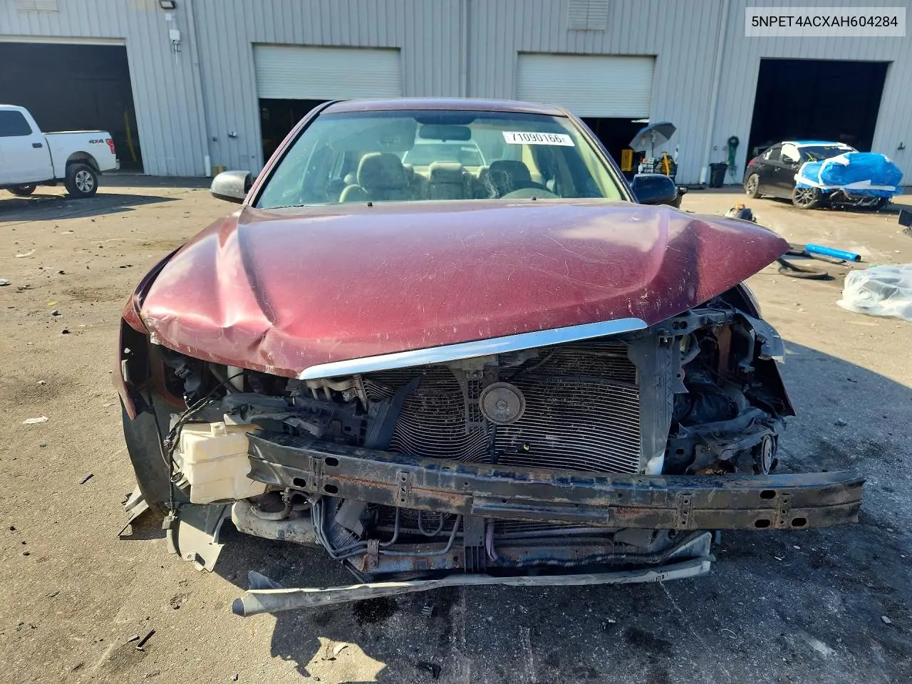 2010 HYUNDAI SONATA VIN 5NPET4ACXAH604284 — фото 5