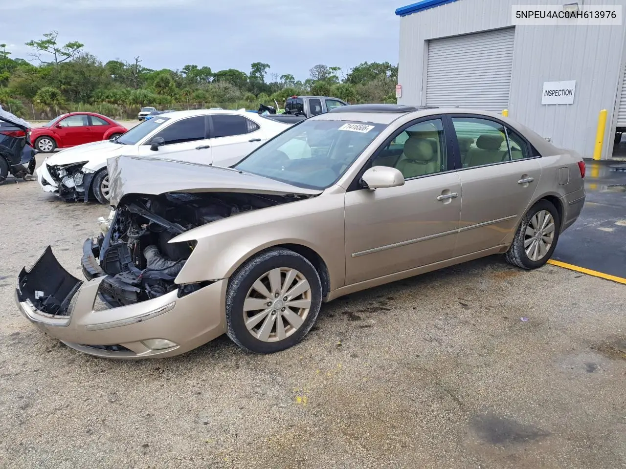 HYUNDAI SONATA 2010, VIN 5NPEU4AC0AH613976