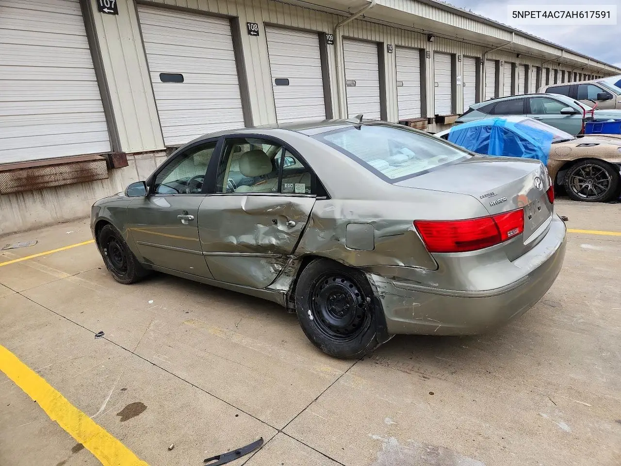 2010 HYUNDAI SONATA VIN 5NPET4AC7AH617591 — фото 2