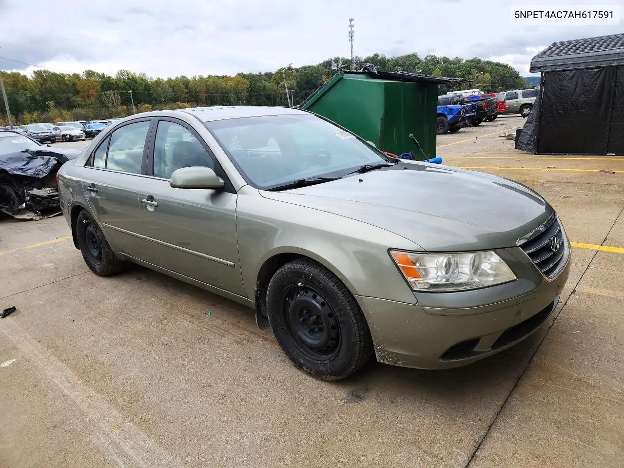 2010 HYUNDAI SONATA VIN 5NPET4AC7AH617591 — фото 4