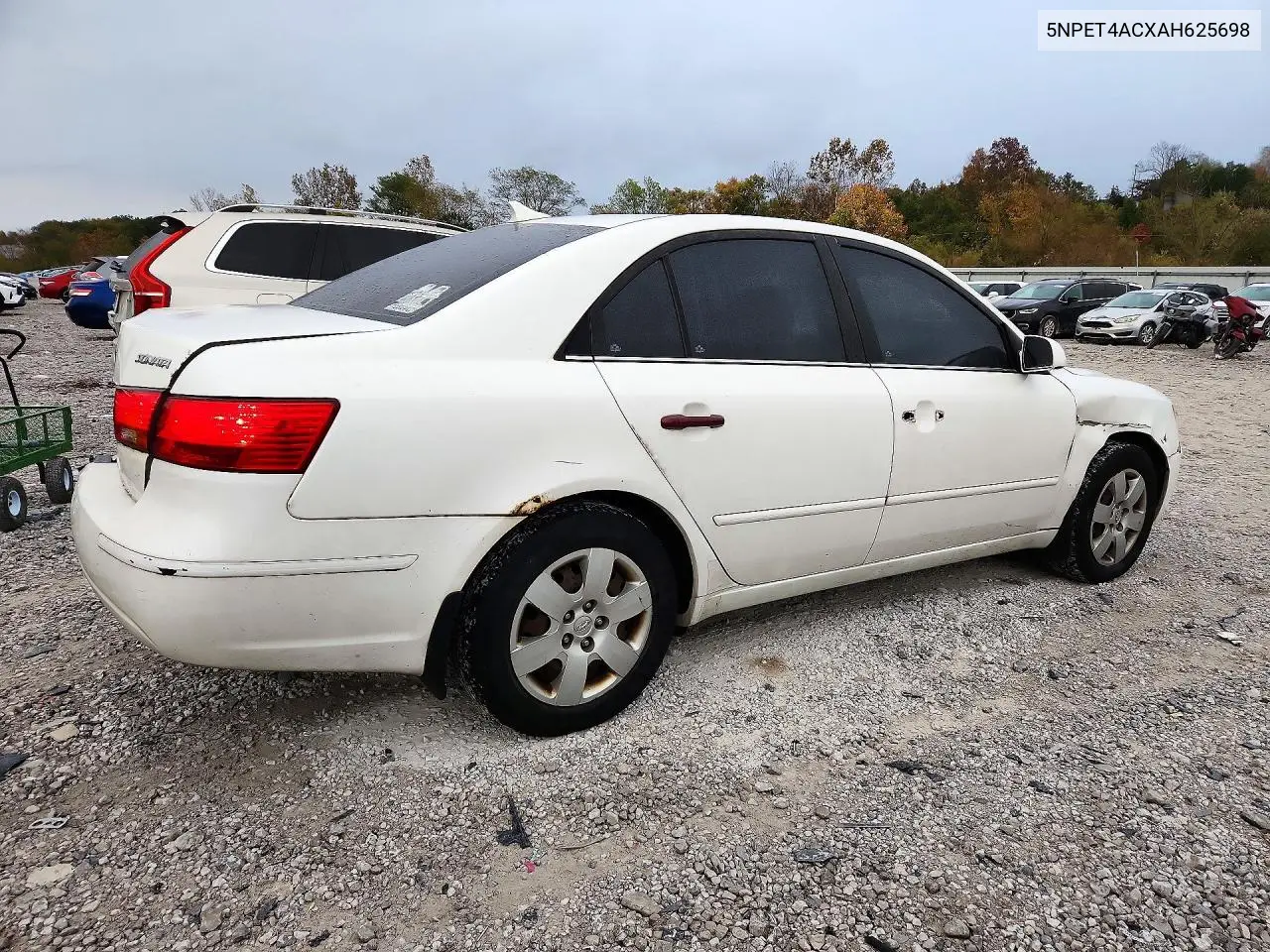 2010 HYUNDAI SONATA VIN 5NPET4ACXAH625698 — фото 3
