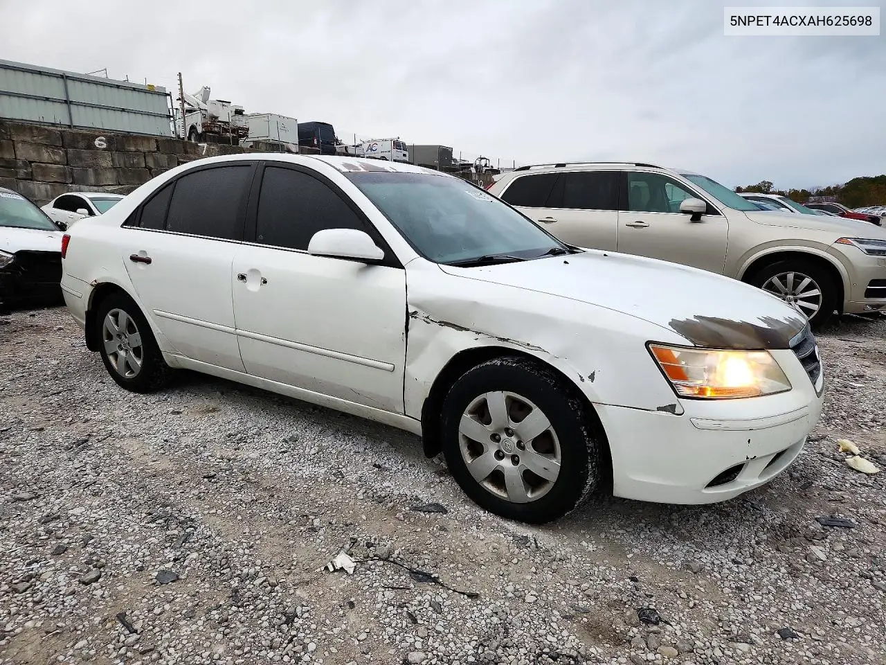 2010 HYUNDAI SONATA VIN 5NPET4ACXAH625698 — фото 4