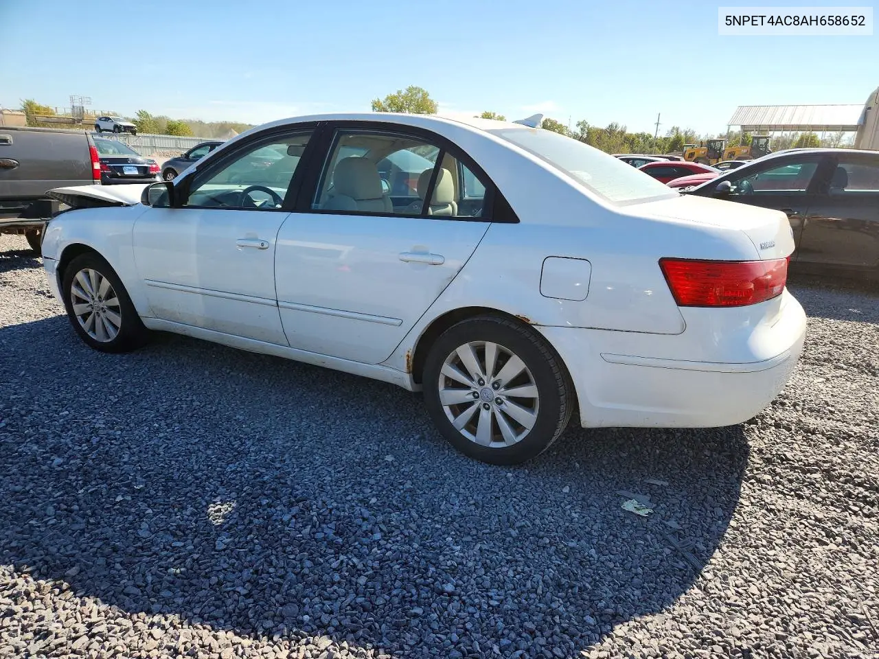 2010 HYUNDAI SONATA VIN 5NPET4AC8AH658652 — фото 2