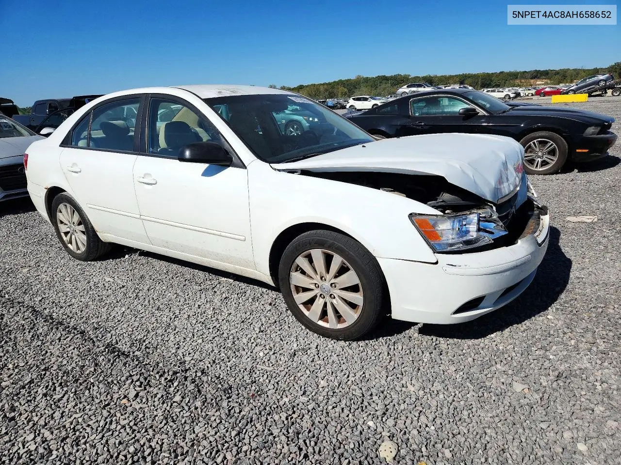 2010 HYUNDAI SONATA VIN 5NPET4AC8AH658652 — фото 4