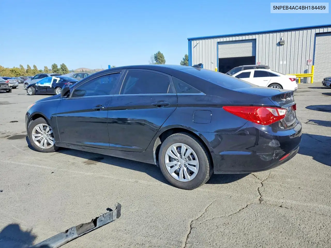 2011 HYUNDAI SONATA VIN 5NPEB4AC4BH184459 — фото 2