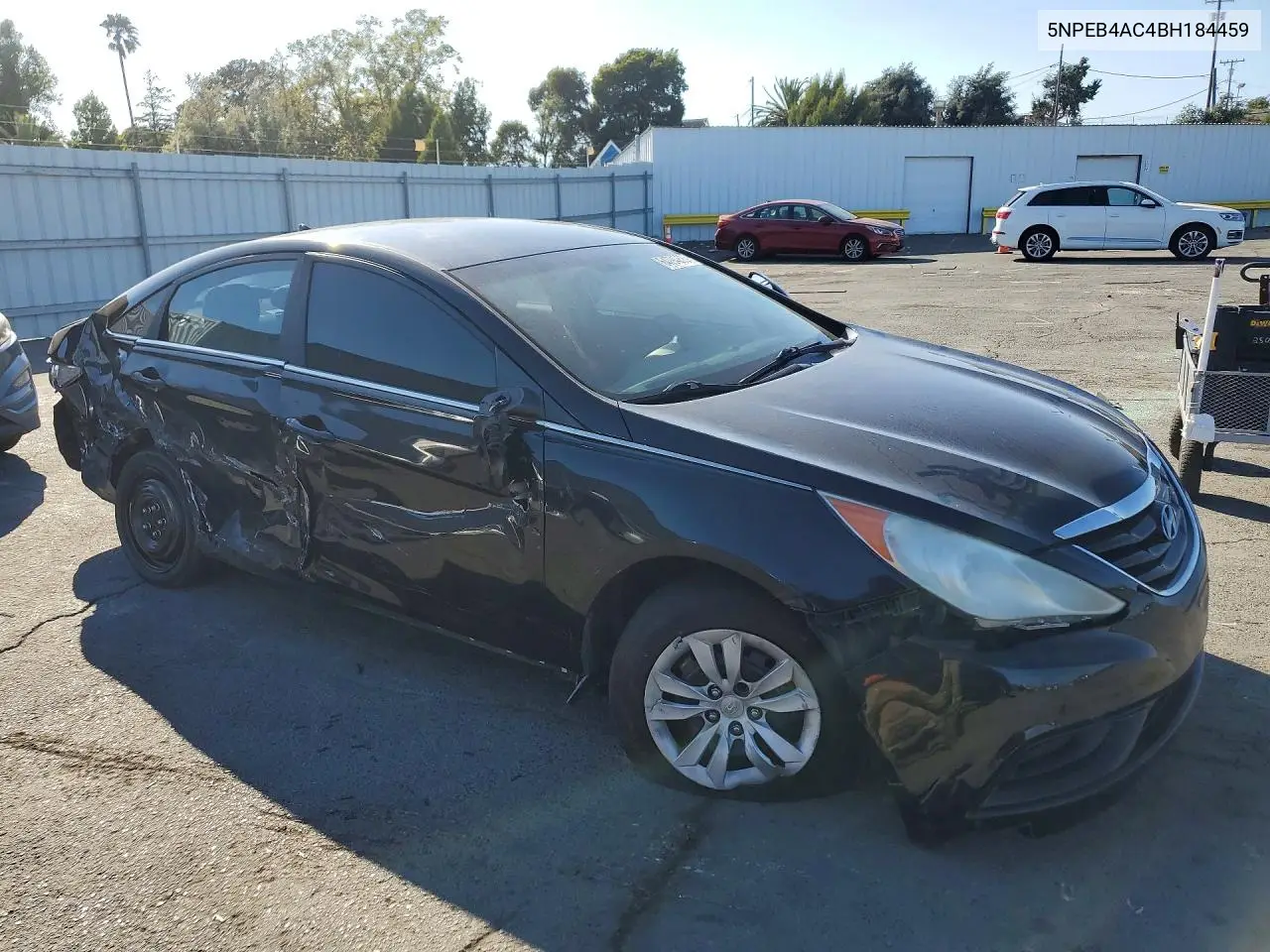 2011 HYUNDAI SONATA VIN 5NPEB4AC4BH184459 — фото 4