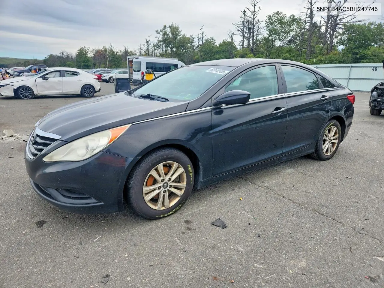 HYUNDAI SONATA 2011, VIN 5NPEB4AC5BH247746