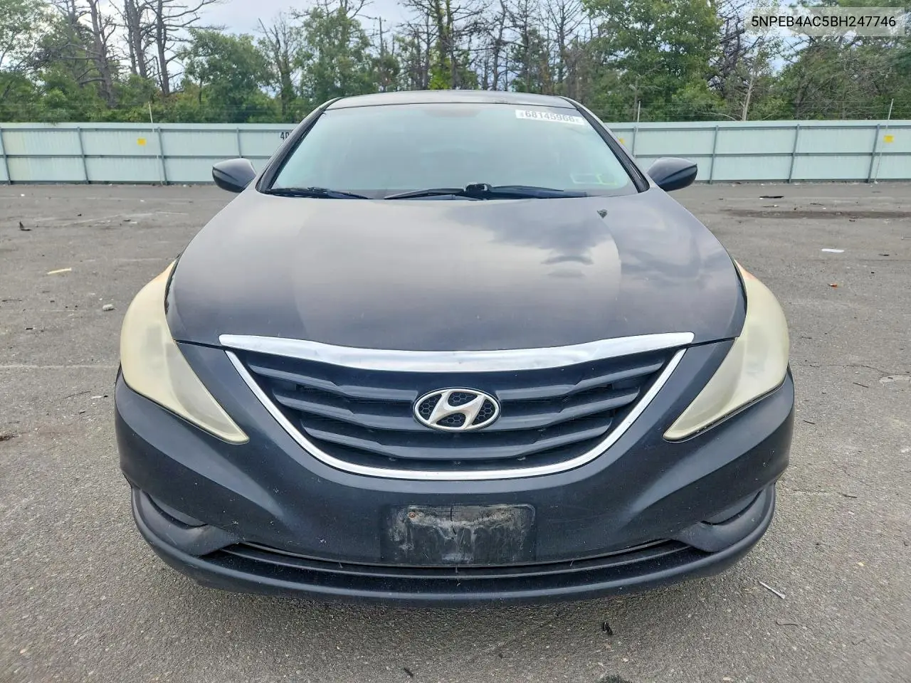2011 HYUNDAI SONATA VIN 5NPEB4AC5BH247746 — фото 5
