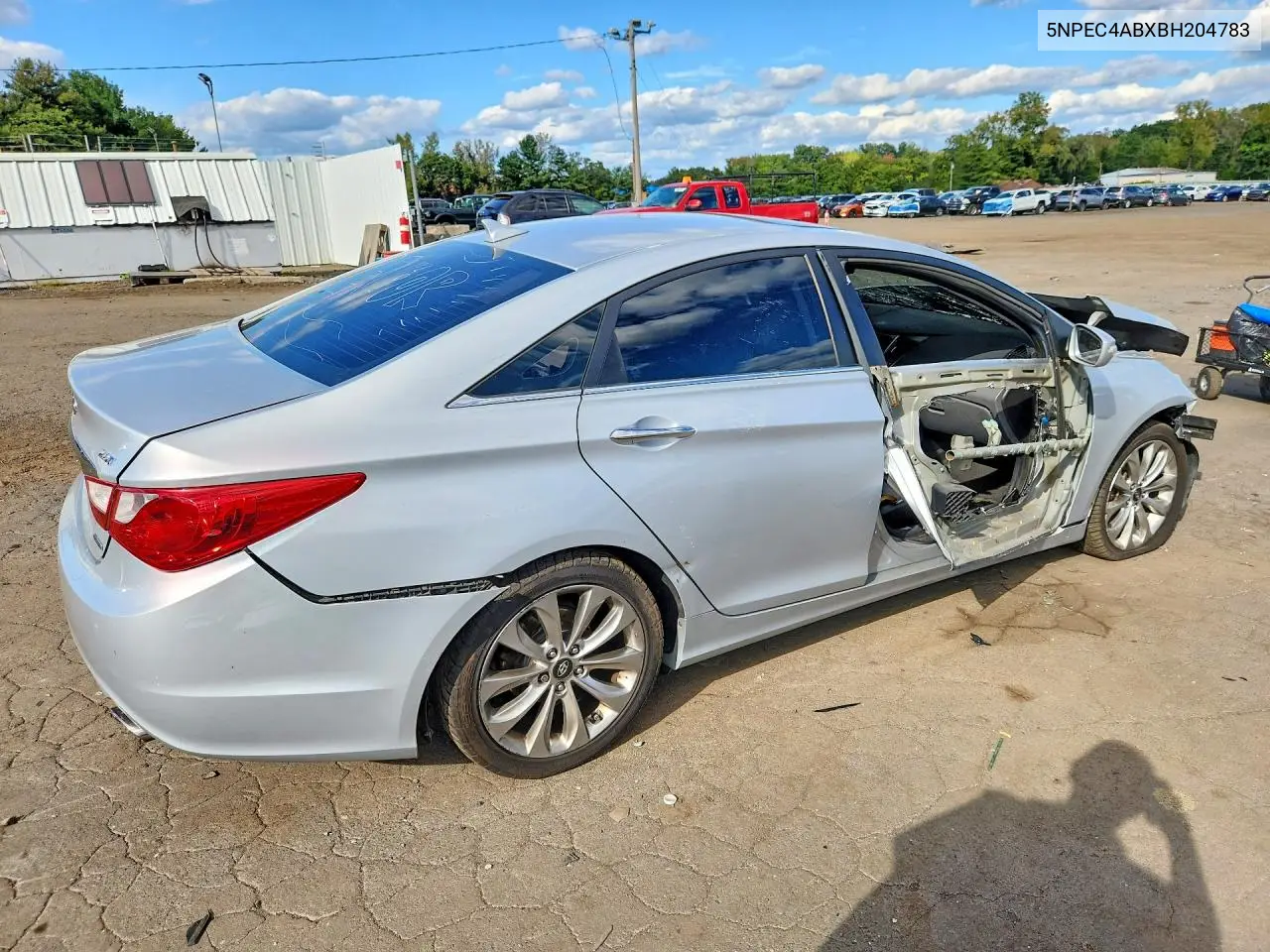 2011 HYUNDAI SONATA VIN 5NPEC4ABXBH204783 — фото 3