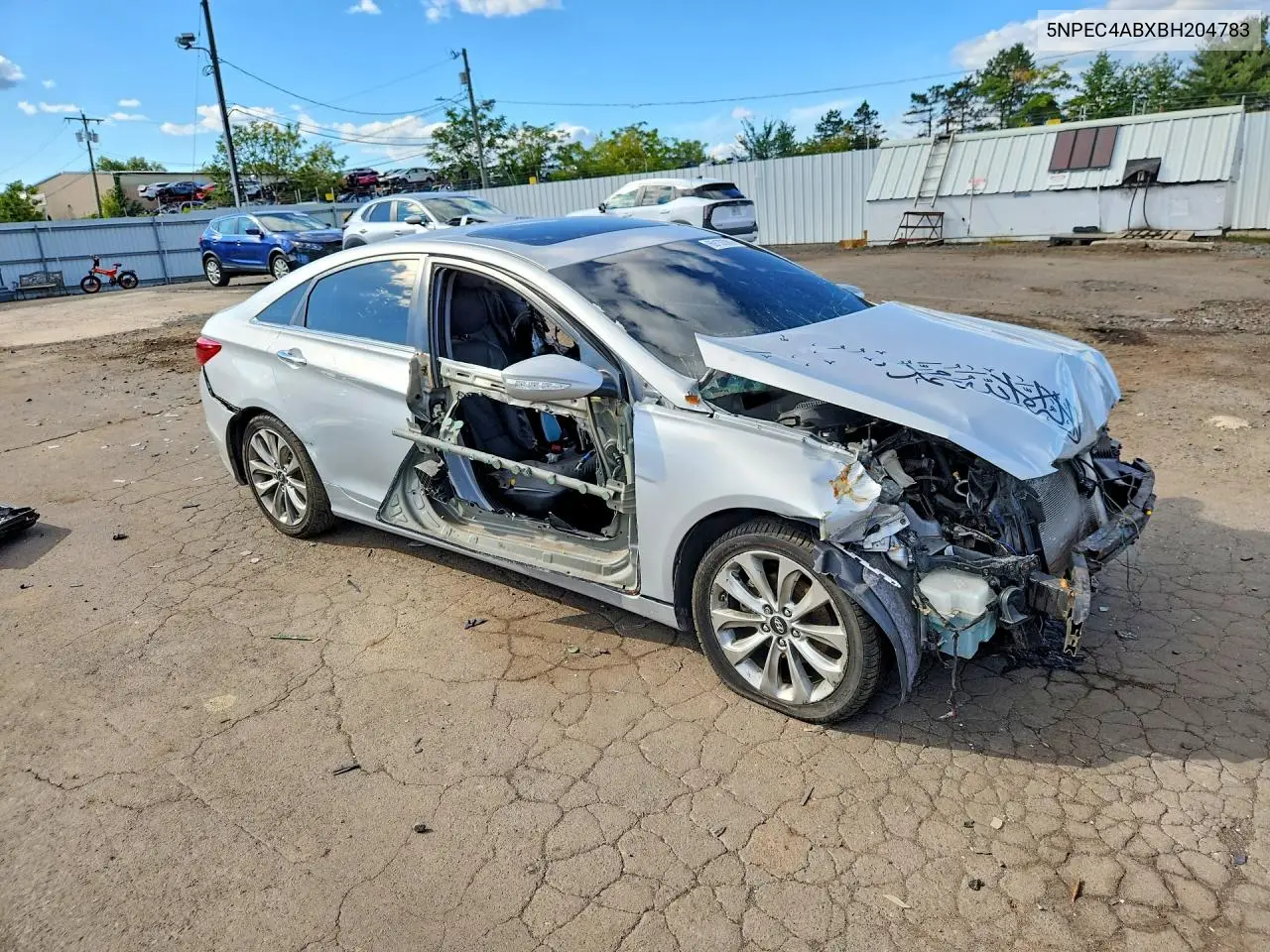 2011 HYUNDAI SONATA VIN 5NPEC4ABXBH204783 — фото 4