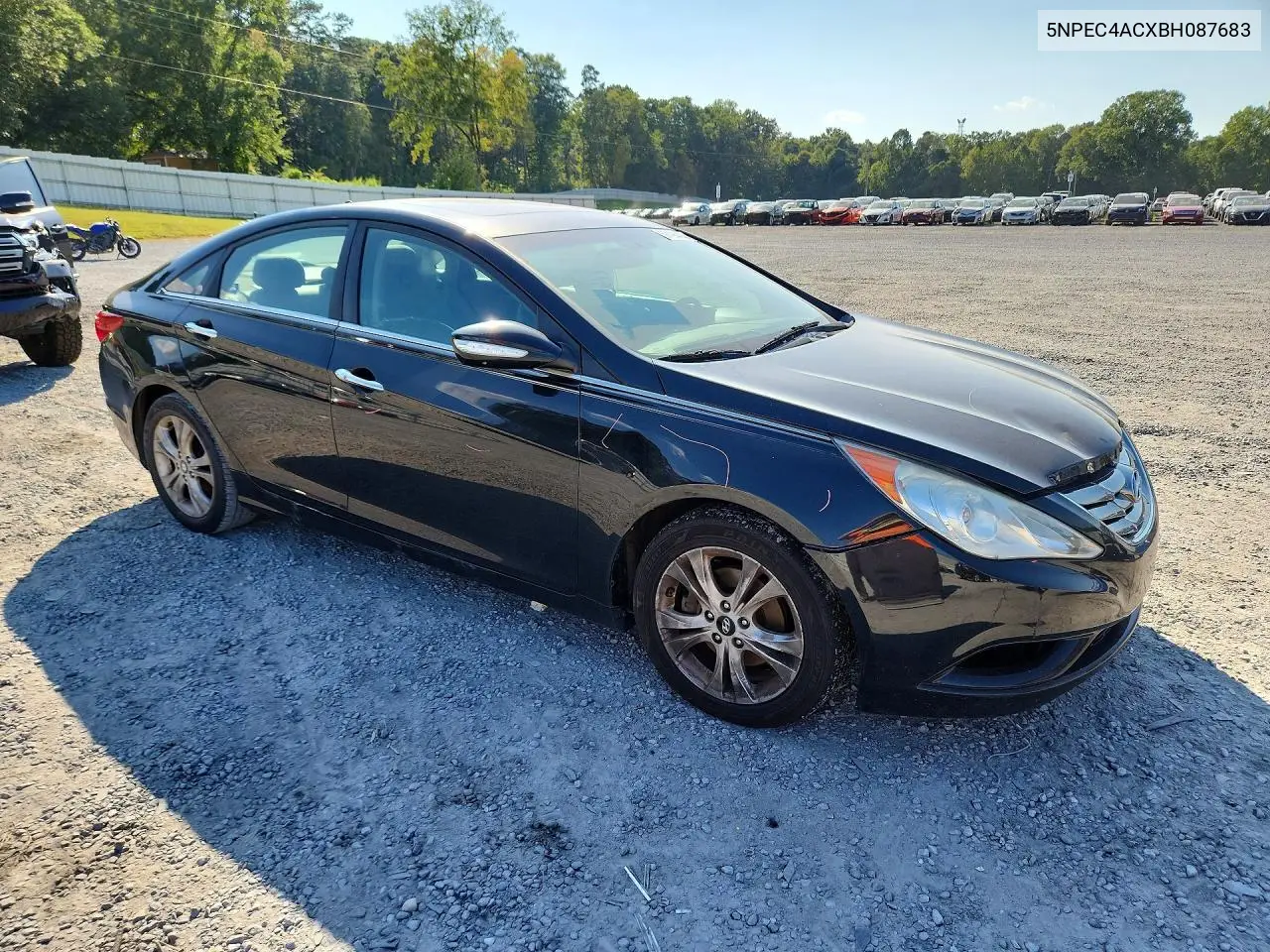 2011 HYUNDAI SONATA VIN 5NPEC4ACXBH087683 — фото 4