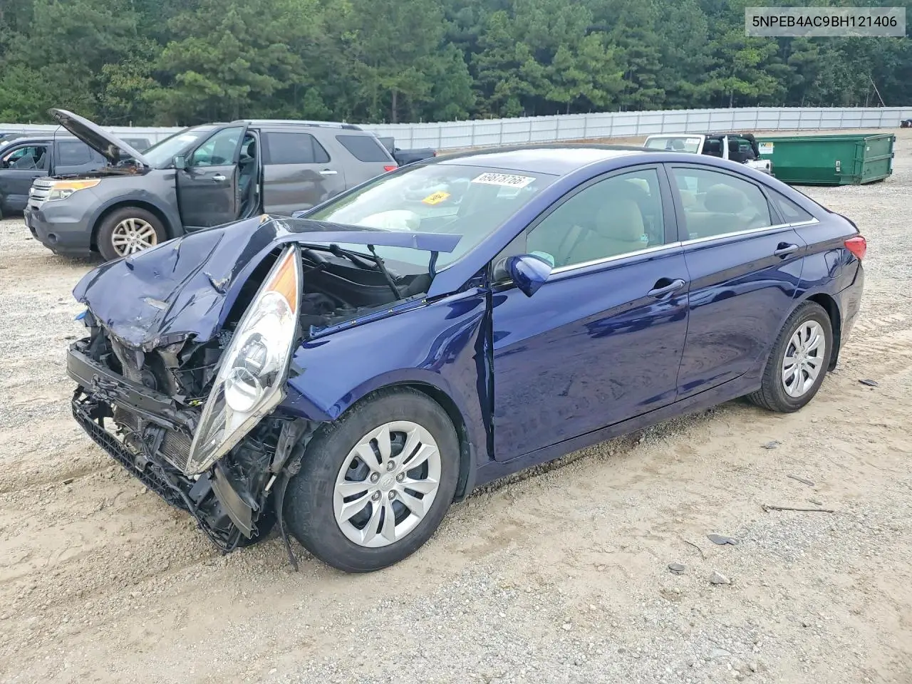 HYUNDAI SONATA 2011, VIN 5NPEB4AC9BH121406