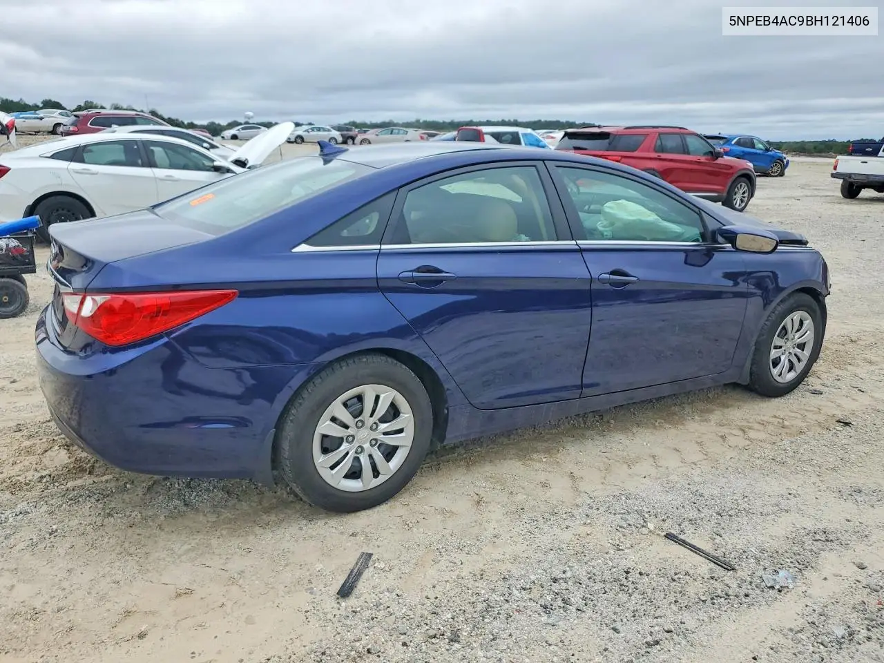 2011 HYUNDAI SONATA VIN 5NPEB4AC9BH121406 — фото 3